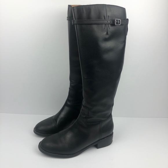 FrancoSarto Belaire Black Riding Boots. 5 1/2. - Picture 2 of 9